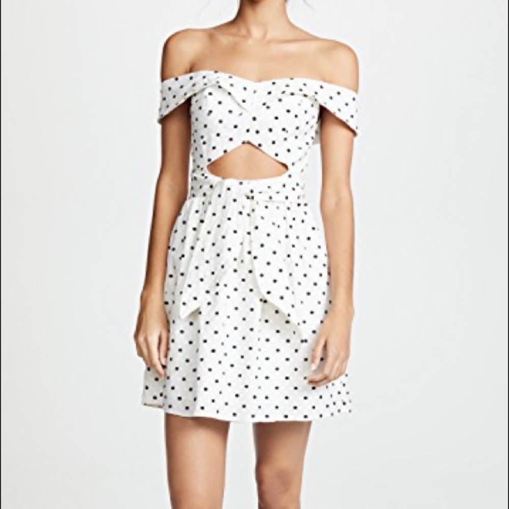 NWT WAYF Capri Knot Cutout Minidress